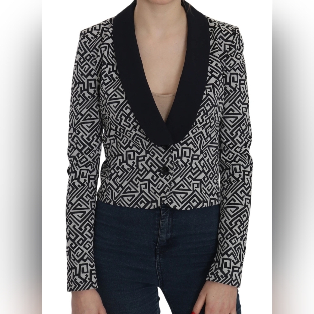 Patrizia Pepe Blue Blazer Single Breasted Long Sleeve M